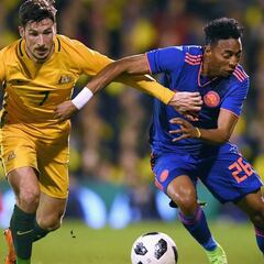 Colombia 0-0 Australia: Empate en Londres