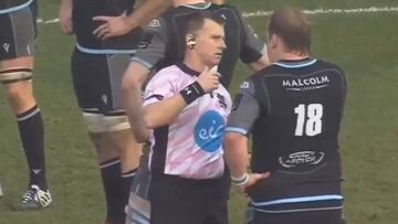 La escena que define al rugby como deporte y forma de vida: vean lo que hace el árbitro al ver a un jugador sangrar
