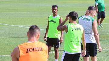 Dalisson, en un entrenamiento