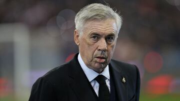 Ancelotti, durante el Real Madrid-Barcelona.