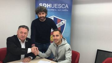David Ferreiro renueva con el Huesca