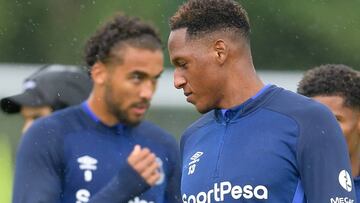 Yerry Mina, jugador de Everton