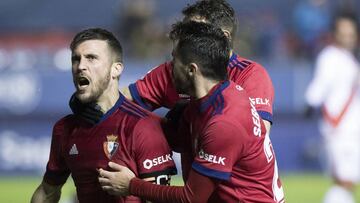 Jugadores de Osasuna.