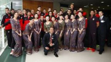 Tras la fiesta, el Atlético aterriza con la Copa en Singapur