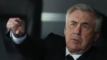 Soccer Football - LaLiga - Real Madrid v Real Valladolid - Santiago Bernabeu, Madrid, Spain - April 2, 2023 Real Madrid coach Carlo Ancelotti before the match REUTERS/Isabel Infantes