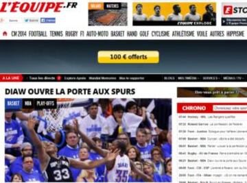 Portadas de la prensa extranjera