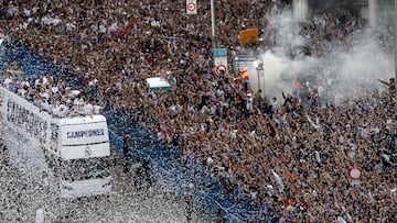 Real Madrid win LaLiga: celebration live from the Cibeles in the center of Madrid