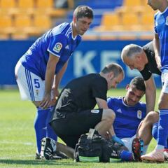Oswaldo Alanís tiene amargo debut con el Real Oviedo