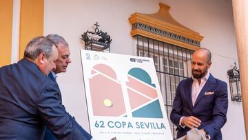 Imagen de la presentación oficial del cartel de la LXII edición del ATP Challenger Copa Sevilla