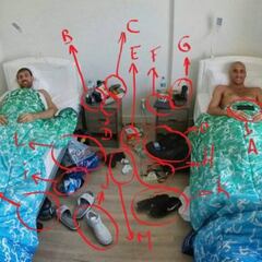 La caótica habitación de Ginóbili y Nocini: "Discúlpame mamá"