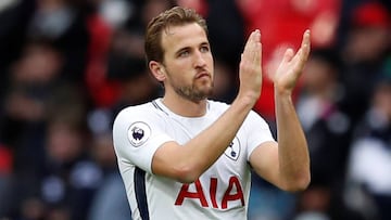 Harry Kane con el Tottenham.
