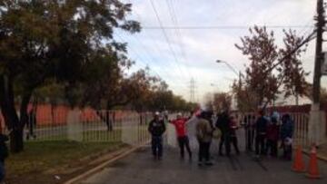 Sampaoli manda a cerrar las calles aledañas a Pinto Durán