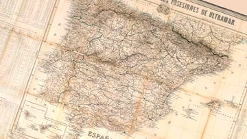 Francisco Coello primer mapa científico de España