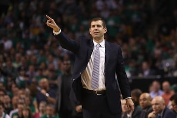 Brad Stevens, entrenador de los Boston Celtics, quien llevar al equipo a su primeras finales de la NBA desde 2008. 