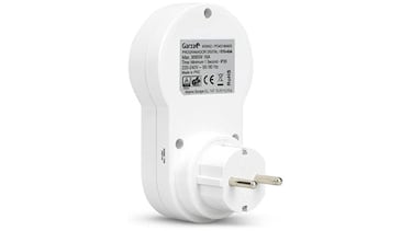 El enchufe temporizador con ocho programaciones semanales