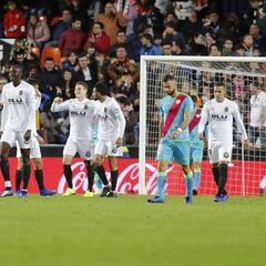 El Rayo, con 28 goles, es el que más encaja de Primera