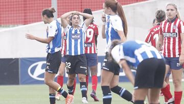 05/06/21  PARTIDO FUTBOL FEMENINO PRIMERA DIVISION
 ATLETICO DE MADRID vs ESPANYOL
 TRISTEZAS JUGADORAS ESPANYOL