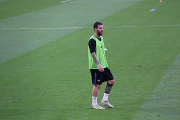 El FC Barcelona realizó su última práctica antes de El Clásico ante el Real Madrid, en el Hard Rock Stadium de Miami.