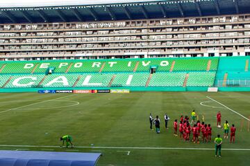 Bolivia, segundo rival de Colombia en la Copa América, entrenó en Palmaseca previo a su debut ante Ecuador. Deportivo Cali tuvo que aplazar su juego de Liga BetPlay.