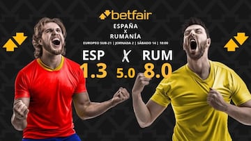 España vs. Rumanía: horario, dónde ver, clasificación y pronósticos del Europeo Sub-21