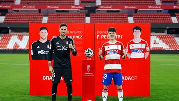 14-02 Presentacion de los nuevos fichajes del Granada CF, Facundo Pellistri y Marc Martinez. 