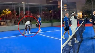 El castigo a Vinicius tras perder al pádel: sus amigos no pueden parar de reír