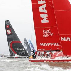 El 'Dongfeng' vence en Cardiff y el 'Mapfre' es segundo