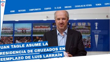 Luis Larraín renuncia a la presidencia de Cruzados