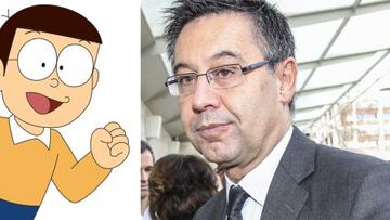 Bartomeu: "Yo soy Nobita porque Leo Messi es Doraemon"
