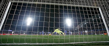 Joselu hace el segundo gol frente al Getafe.