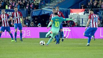 Messi, como siempre: golazo desde fuera con tiro preciso