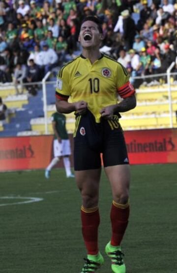 James cambia los pitos del Bernabéu por partidazo en La Paz