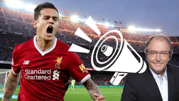 Lo de este comentarista roza la histeria: ¡le canta un himno a Coutinho en pleno directo!