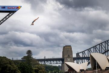 Las Red Bull Cliff Diving World Series
son un circuito internacional anual de competiciones de saltos de gran altura. Esta vez se está desarrollando en Sidney.