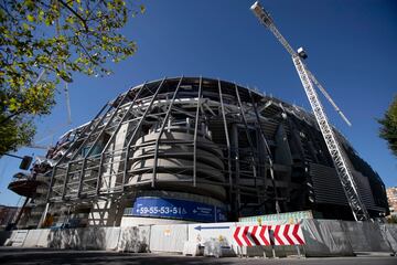 Así avanzan las obras del Santiago Bernabéu