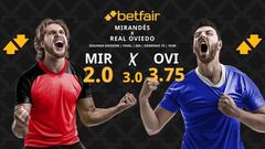 CD Mirandés vs. Real Oviedo: horario, dónde ver, pronósticos y estadísticas