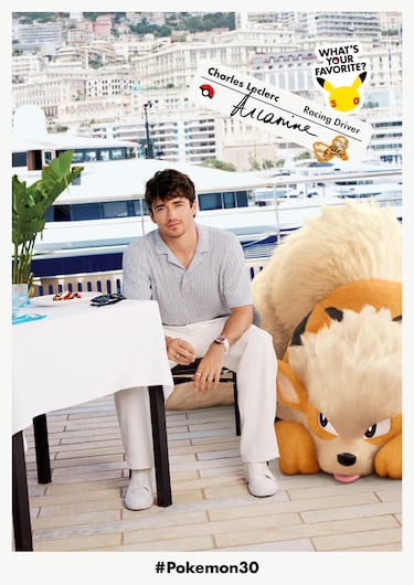 Charles Leclerc and Arcanine