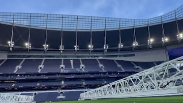 Tras el avión del City, asusta ver lo que el viento a 195 km/h hace en el mejor estadio de la Premier