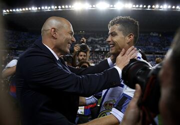 Zidane y Cristiano Ronaldo.