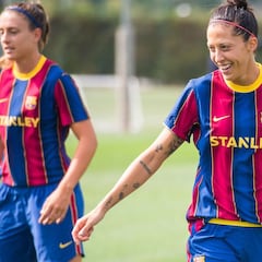 La goleadora azulgrana Jenni Hermoso, objetivo del Madrid