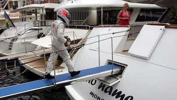 El día que Raikkonen abandonó en el GP de Mónaco y acabó en un yate con sus amigos