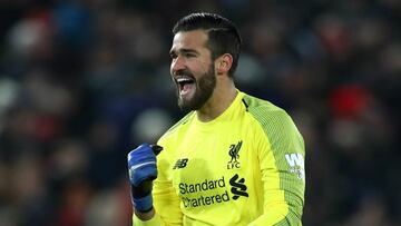 Liverpool: Reina puts Alisson "up there with the best"