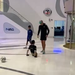 Cristiano Ronaldo gives disabled child his Christmas wish