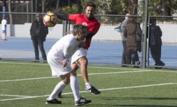 Kiko Narvez. Partido solidario a favor de Fundela (Fundacin Espa?ola para el Fomento de la Esclerosis Lateral Amiotrfica) jugado en el Liceo Europeo entre amigos de Kiko y amigos de Matallanas 