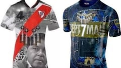 Se filtra la posible remera de Boca y River en la celebración