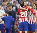 Así fue la emotiva despedida de Godín con el Atleti en el Wanda