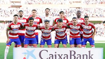 Once del Granada contra Las Palmas.
