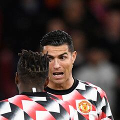 Cristiano se harta de Ten Hag y abandona el campo antes del final