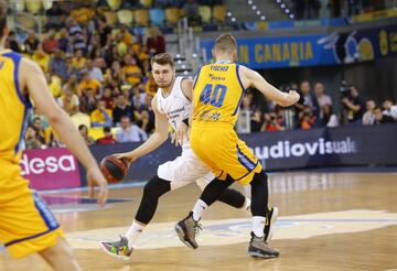 Luka Doncic y Luke Fischer.