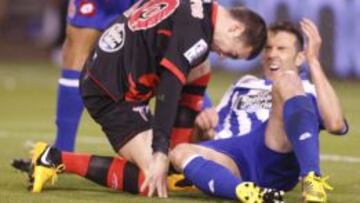 MAL MOMENTO. Iago Aspas se perderá varios encuentros decisivos por su expulsión ante el Deportivo.